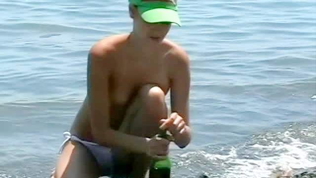 Young couple at the beach