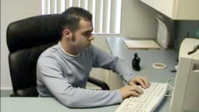 Sexy gay is wanking his dick after hard day