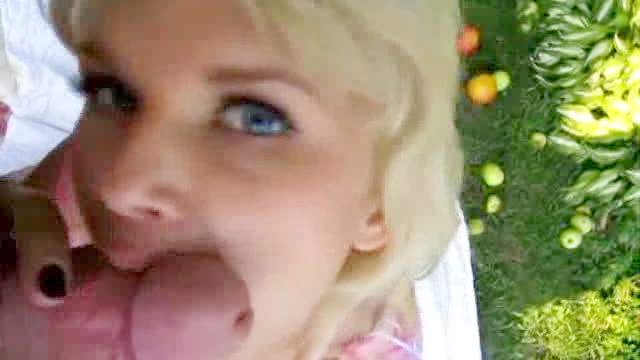 Ball licking, Beauty, Blonde, Blowjob, Doggy style, Hardcore, Outdoor, Teen (18+)