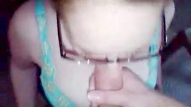 Alluring amateur is sucking a tasty dick
