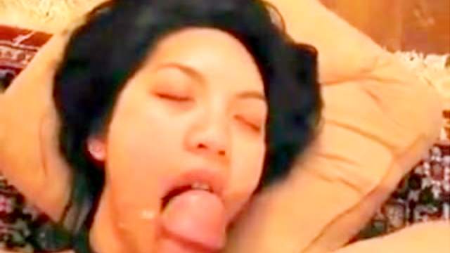 Hardcore Asian chick is swallowing tasty sperm in pov mode