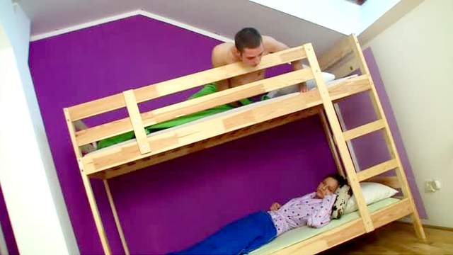 Bunk bed banging with teenager
