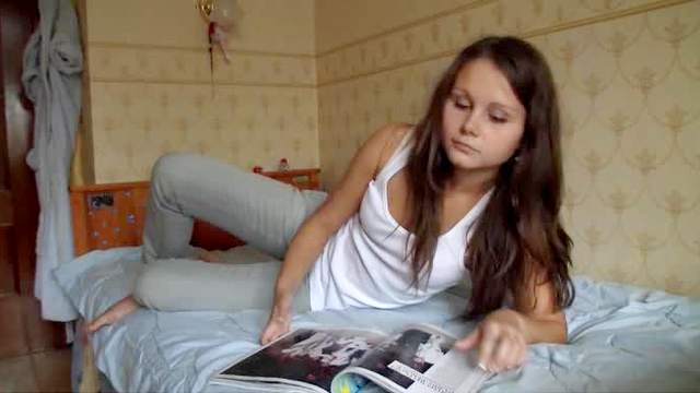 Teen busy with homework takes cock