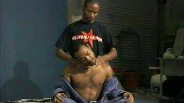 Black guys have anal after a massage