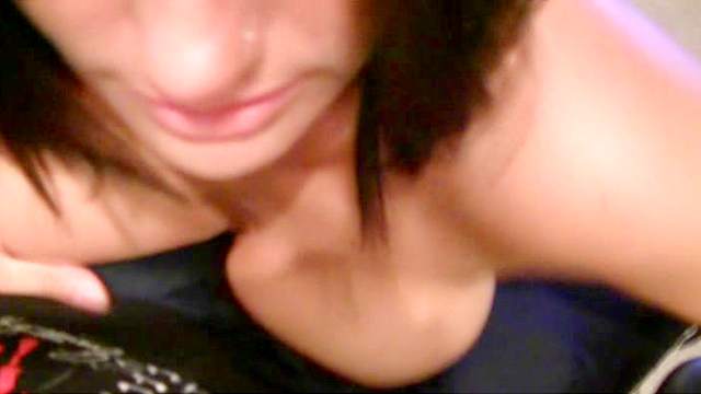 Amateur girlfriend with big tits gives amazing titjob