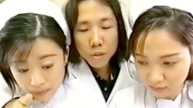 Japanese nurses have an orgy and eat cum