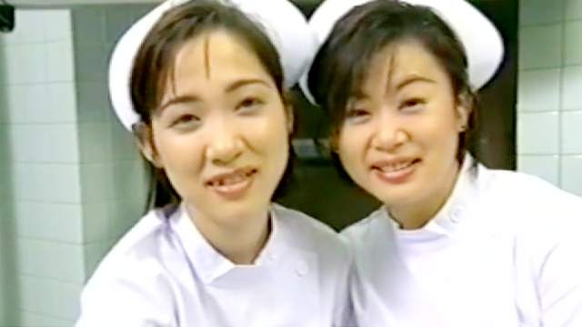 Japanese nurses have an orgy and eat cum