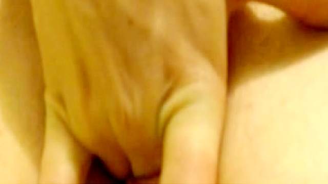 Acacia is touching her accurate shaved pussy