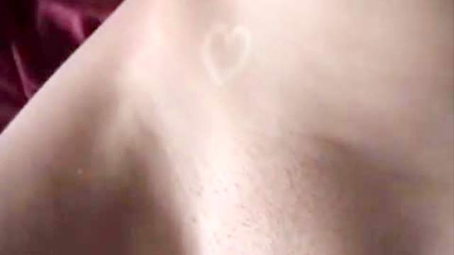 Pierced belly button girl masturbates