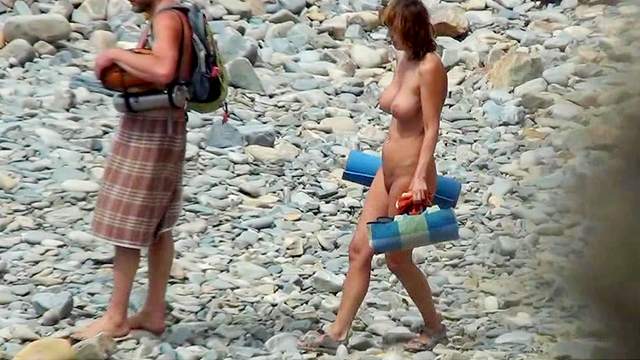 Beach, Natural tits, Nudist, Outdoor, Public, Shaved pussy