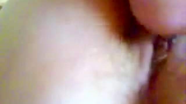 Creamy amateur pussy in close up