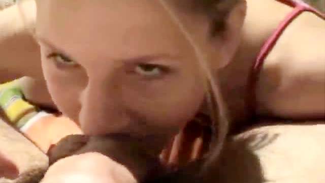 Young couple filmed making love