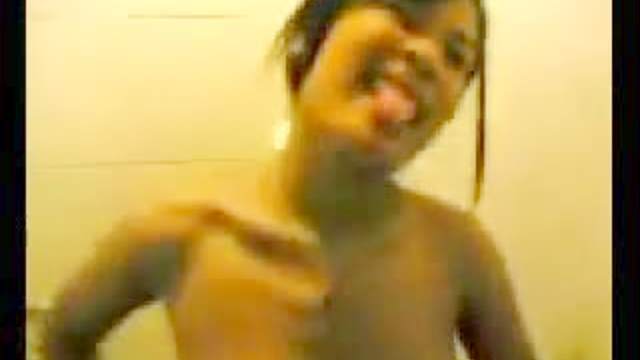 Asian teenager filmed in shower