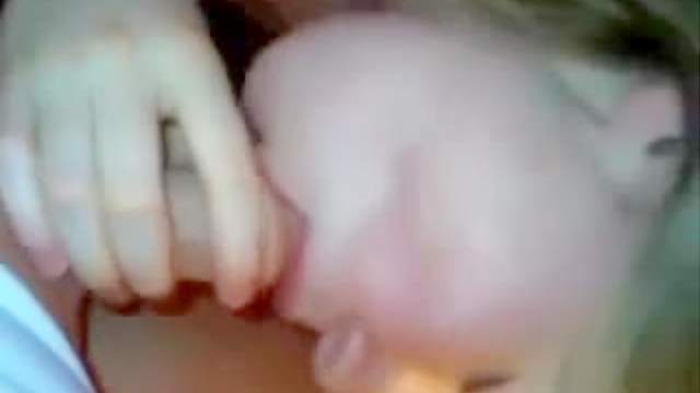 Great blowjob from a cute blonde