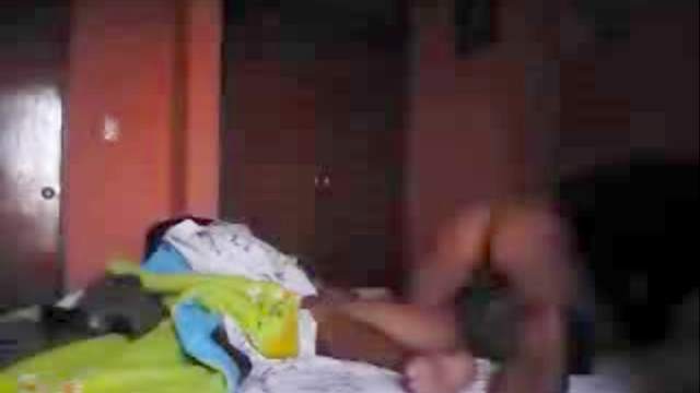 Bedroom camera captures fucking couple