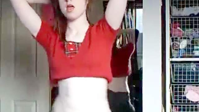 Belly dancing teen amateur