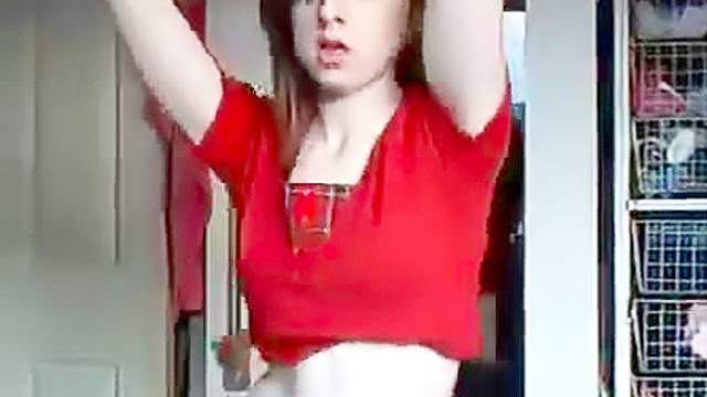 Amateur, Belly, Dance, Jeans, Perfect body, Solo girl, Teen, Webcam
