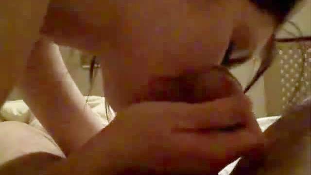 She tries to deepthroat his cock