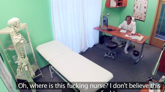 Erotic fantasy caught on cam between the doctor and the nurse