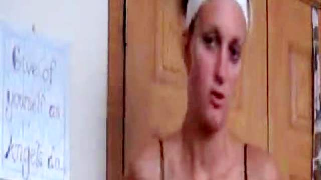 Striptease from red lingerie on webcam