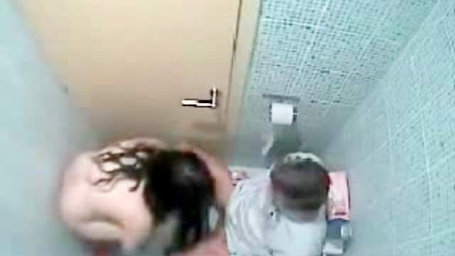 Hidden camera bathroom sex