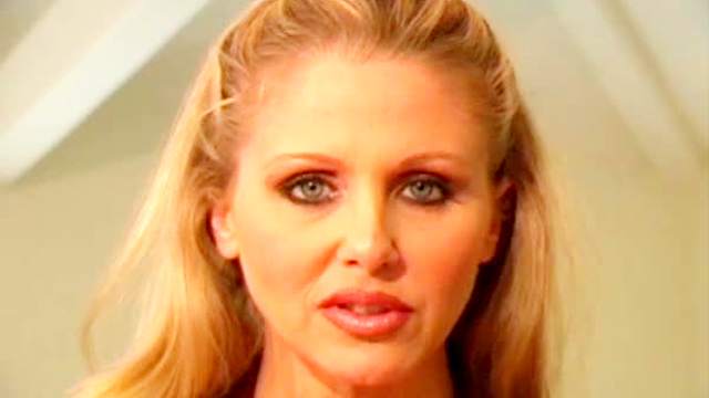 Julia Ann erotic pantyhose tease video