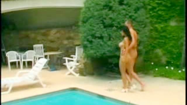 Leggy sluts fucked poolside