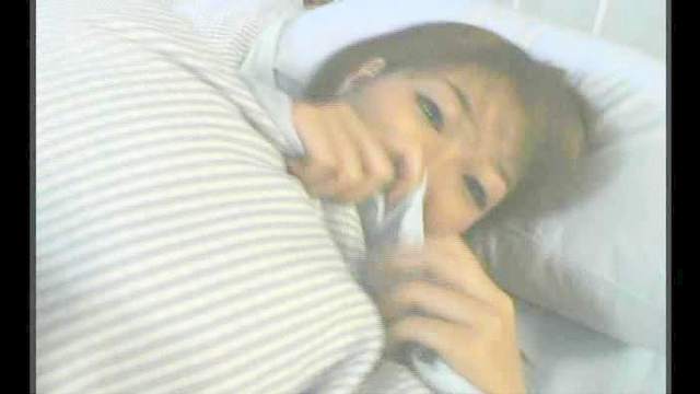 Japanese girl wakes up to suck cock