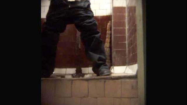 Hidden camera pissing is hot stuff