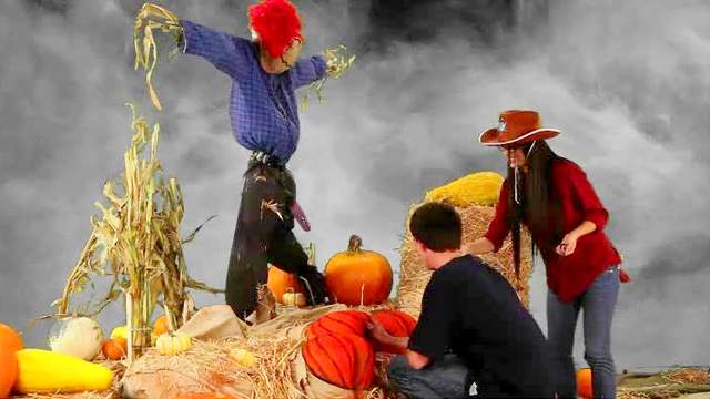 Funny Halloween hardcore celebration