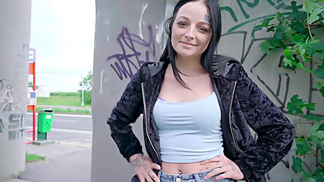 Petite babe filmed in public POV taking random man's dick for a few wild rounds