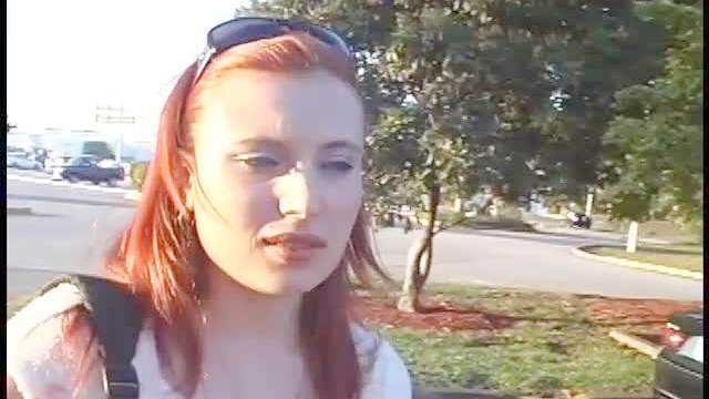 Cute young redhead first time lesbian sex