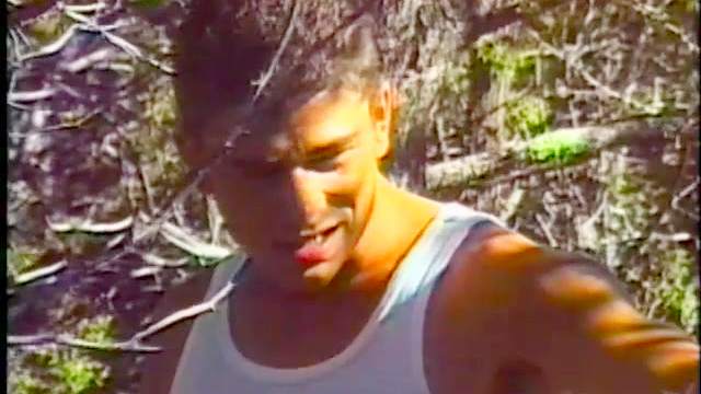 Gay doggystyle in the shady woods