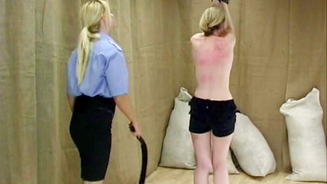 Misbehaving teen girl flogged for punishment