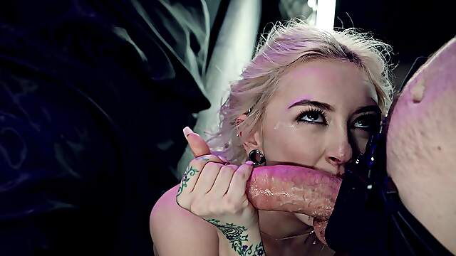 Two cute babes, Madison and Chloe Temple, have a great fun on the bed