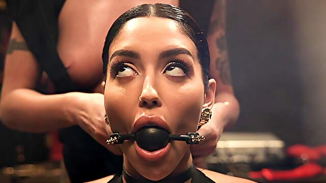 Two cute girls vanessa and lumi have fun together