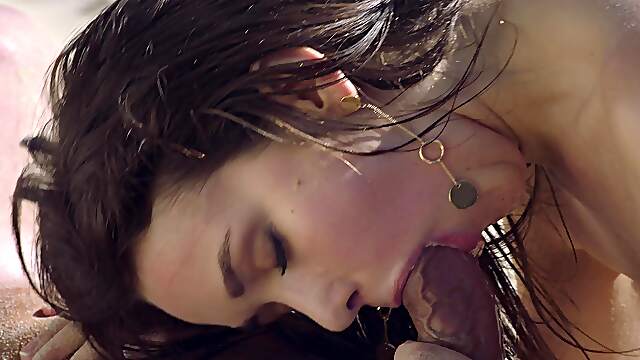 Two passionate lovers have sex on the beach in hd quality