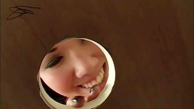 London Keyes gloryhole cocksucking video