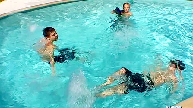 Young gay boys fuck fresh from the pool