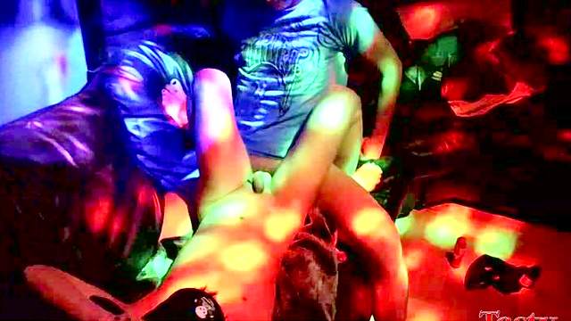 Gorgeous 80's sex party with Carlos and Tristan