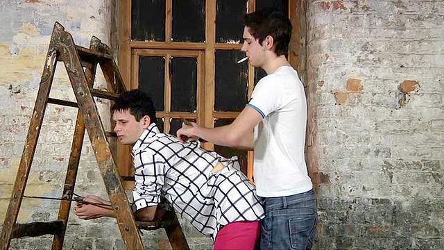 Aiden Jason and Jonny Parker with hot candles