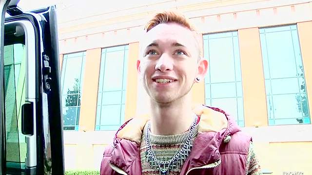 Hard gay sex in van with Adam Watson,Jacob Daniels and Lee Will