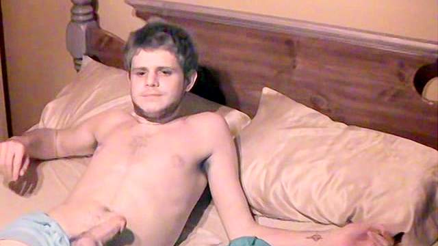 Amateur Nathan is giving a blowjob to Trace Van De Kamp