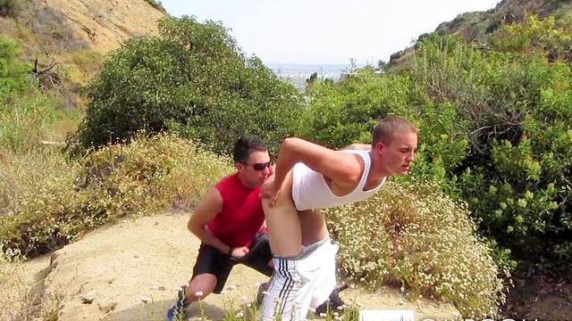 Alex Andrews is getting ass-licking by his friend