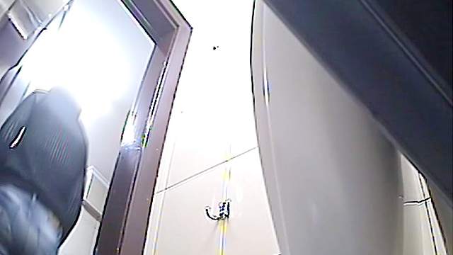 Hardcore babe with round booty is pissing hot