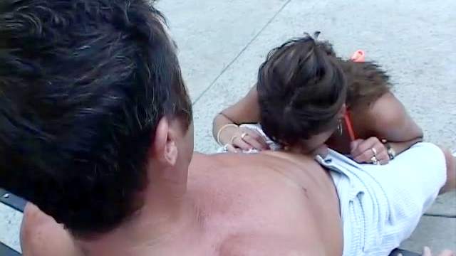 Amanda Lee being fucked in throat by Chuck Martino