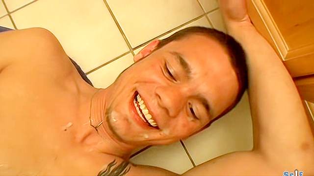 Boomer Jacoby is wanking his small dick on the camera