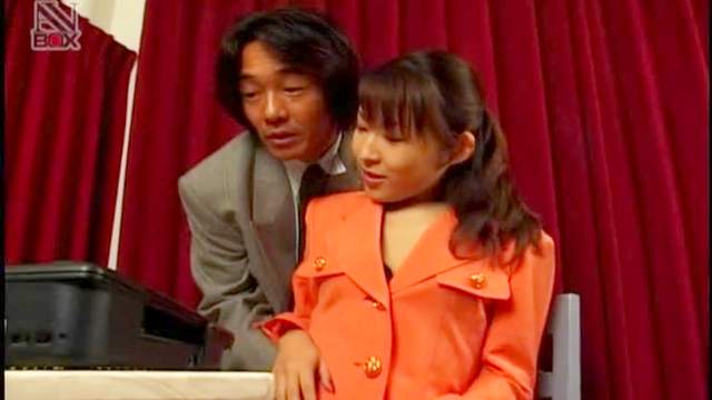 Japanese babe Mako Mochi is fucking on the table