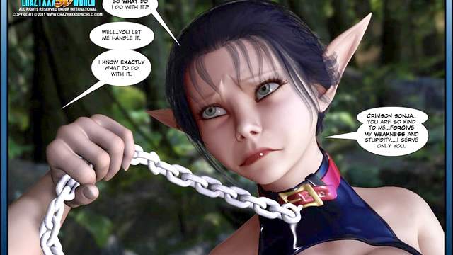 Hardcore 3D porn with slender redhead babe