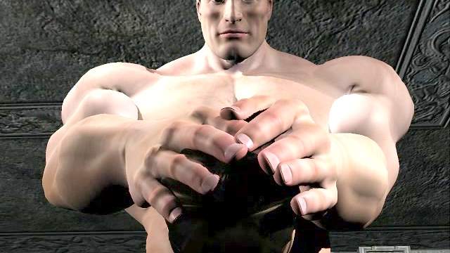 Gorgeous 3D porn with muscular dude